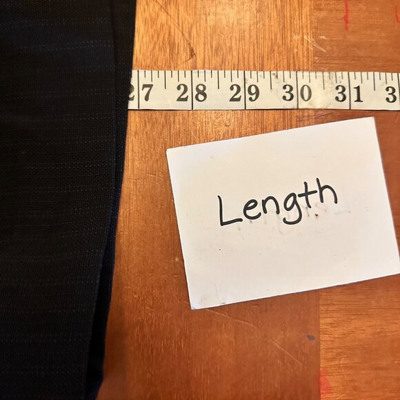 Donna Karen NWT Black Pin stripe midi pencil Skirt 8 - Picture 4 of 7